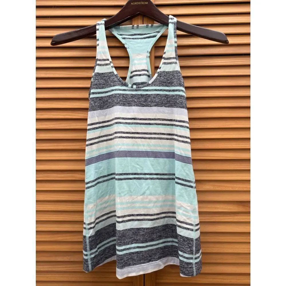 Lululemon Striped Racerback Tank - Picture 2 of 5